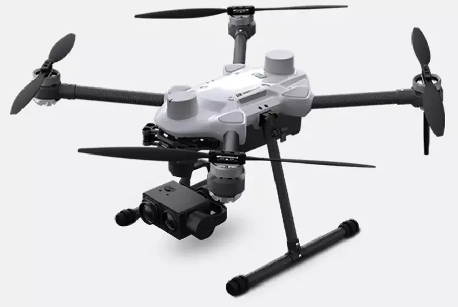 cyberone drone in black and grey coloured has placed on white floor and background