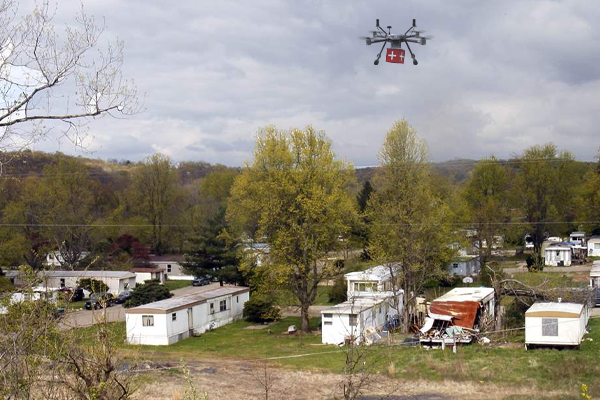 drone deliver the essentials